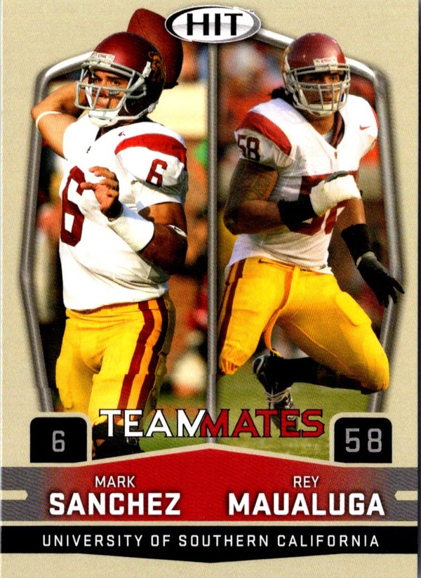 2009 SAGE HIT Mark Sanchez/Rey Maualuga #57