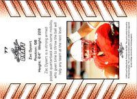 2013 Leaf Draft Zac Dysert #77