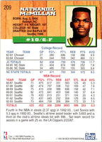 1993 Hoops Fifth Anniversary Gold Nate McMillan #209