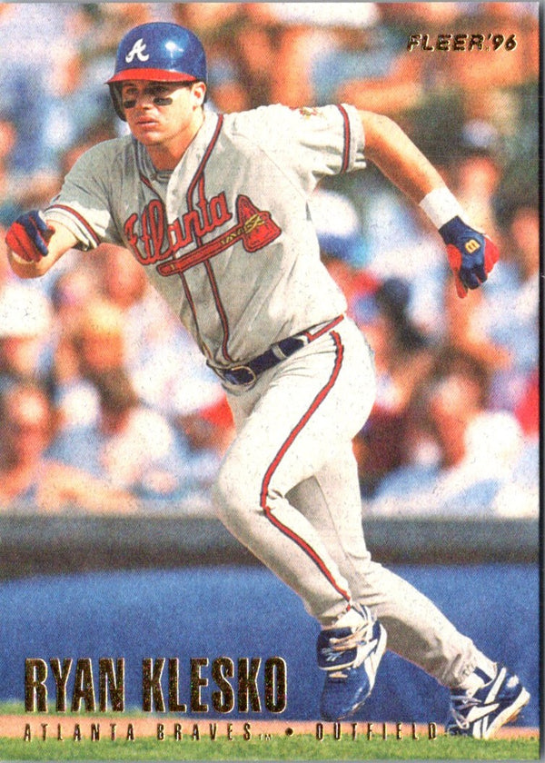1998 Score Atlanta Braves Ryan Klesko #6