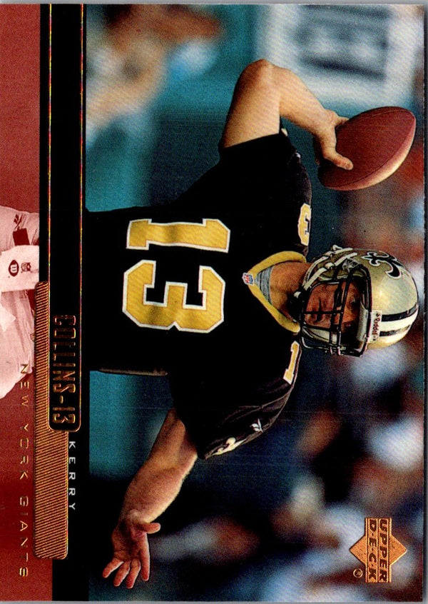 1999 Upper Deck Kerry Collins #144