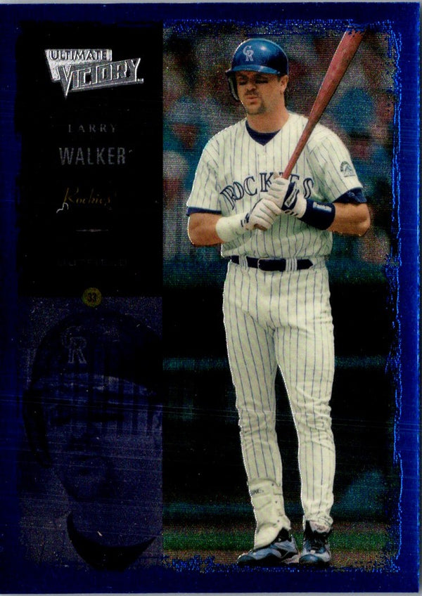 2000 Upper Deck Ultimate Victory Larry Walker #88