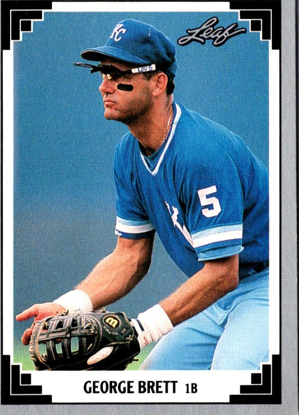 1991 Leaf George Brett #335