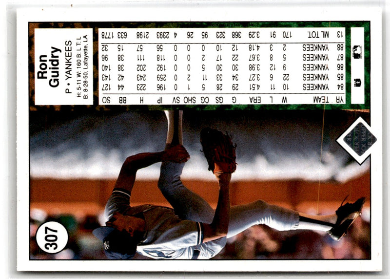 1989 Upper Deck Ron Guidry