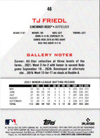 2022 Topps Gallery TJ Friedl #46 Rookie