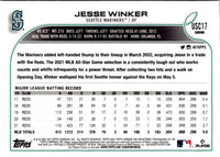 2022 Topps Chrome Update Purple Refractor Jesse Winker #USC17