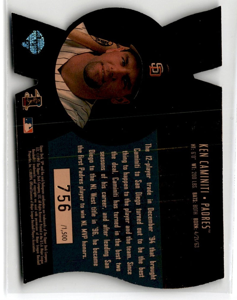 1997 Pinnacle Certified Team Ken Caminiti