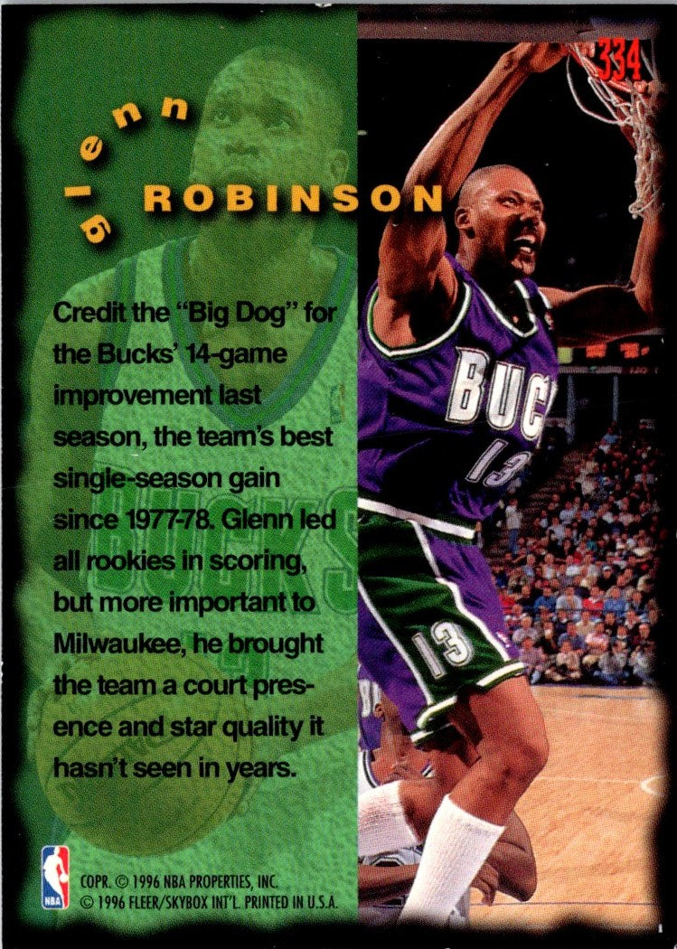 1995 Fleer Glenn Robinson