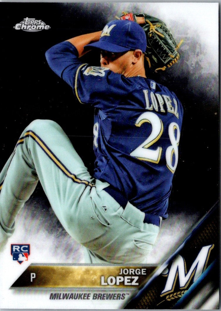 2016 Topps Chrome Jorge Lopez