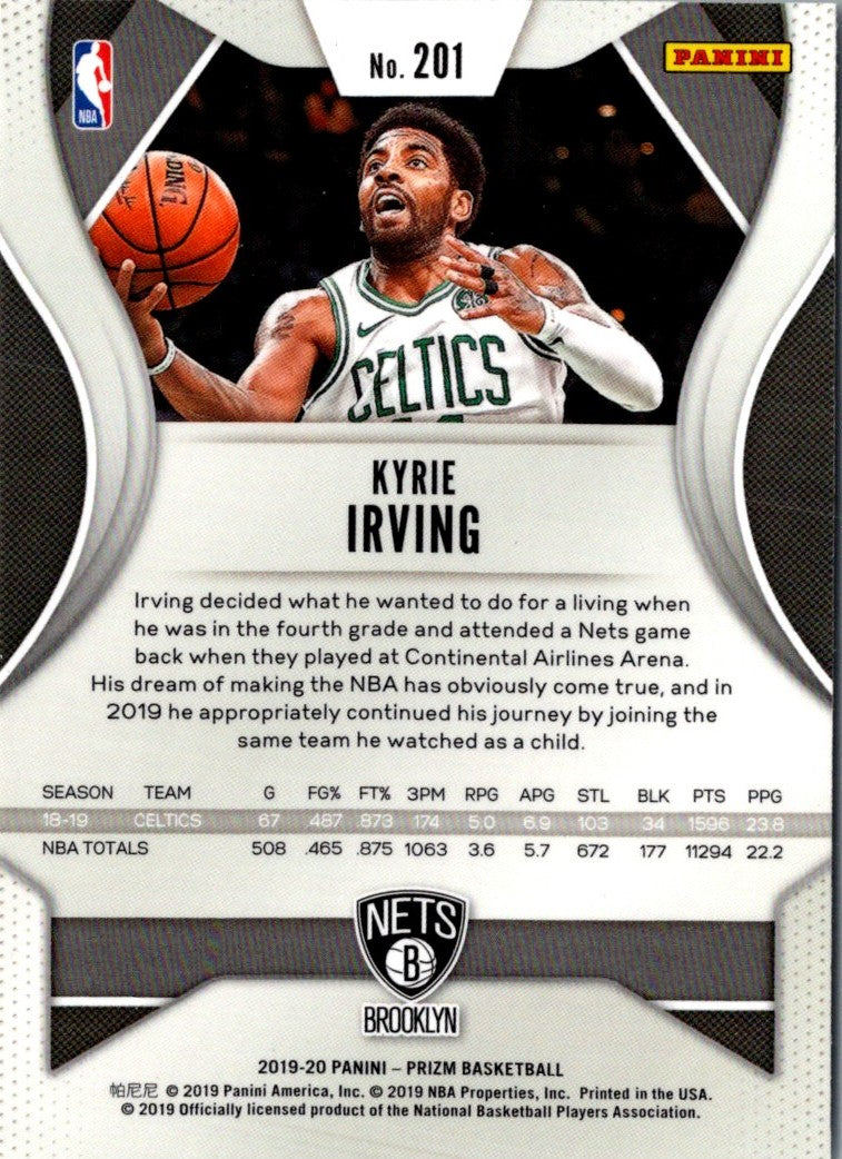 2019 Panini Prizm Kyrie Irving