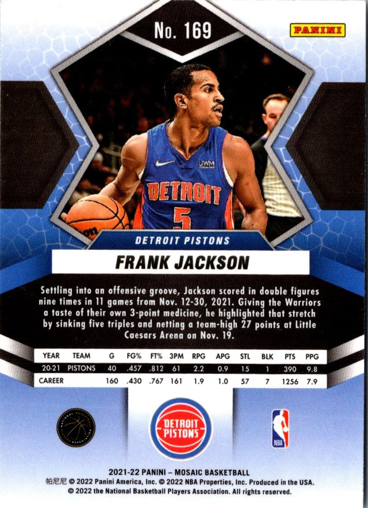 2021 Panini Mosaic Frank Jackson