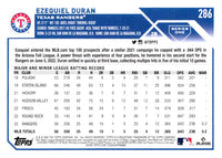 2023 Topps Ezequiel Duran #286 Rookie