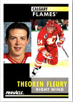 1991 Pinnacle Theo Fleury #190