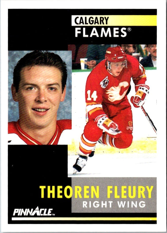1991 Pinnacle Theo Fleury #190
