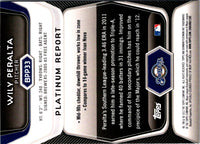 2012 Bowman Platinum Prospects Wily Peralta #BPP33
