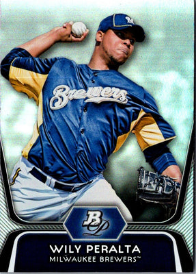 2012 Bowman Platinum Prospects Wily Peralta #BPP33