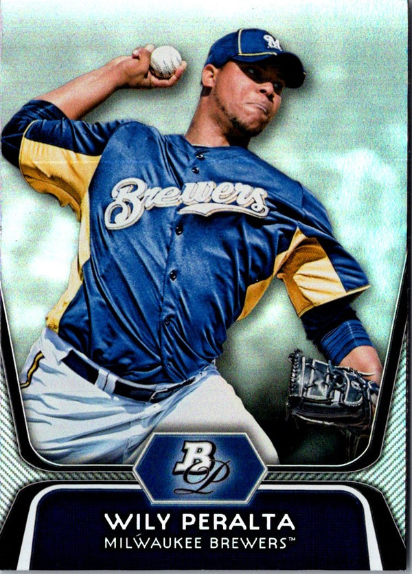 2012 Bowman Platinum Prospects Wily Peralta #BPP33