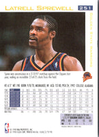 1997 Fleer Traditions Crystal Latrell Sprewell #251