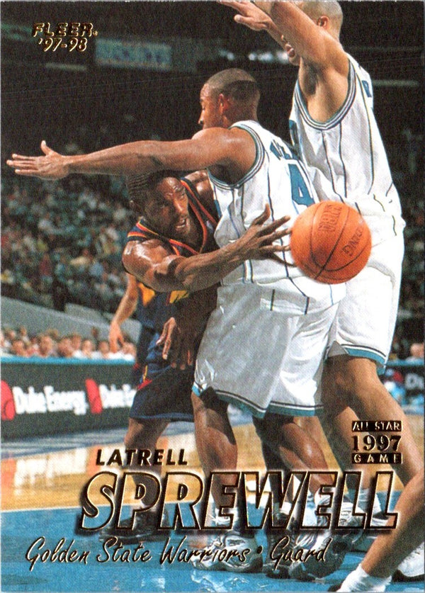 1997 Fleer Traditions Crystal Latrell Sprewell #251