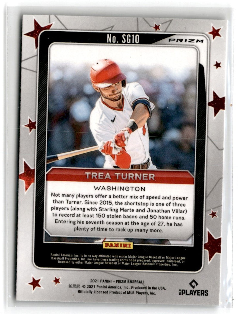 2021 Panini Prizm Star Gazing Trea Turner