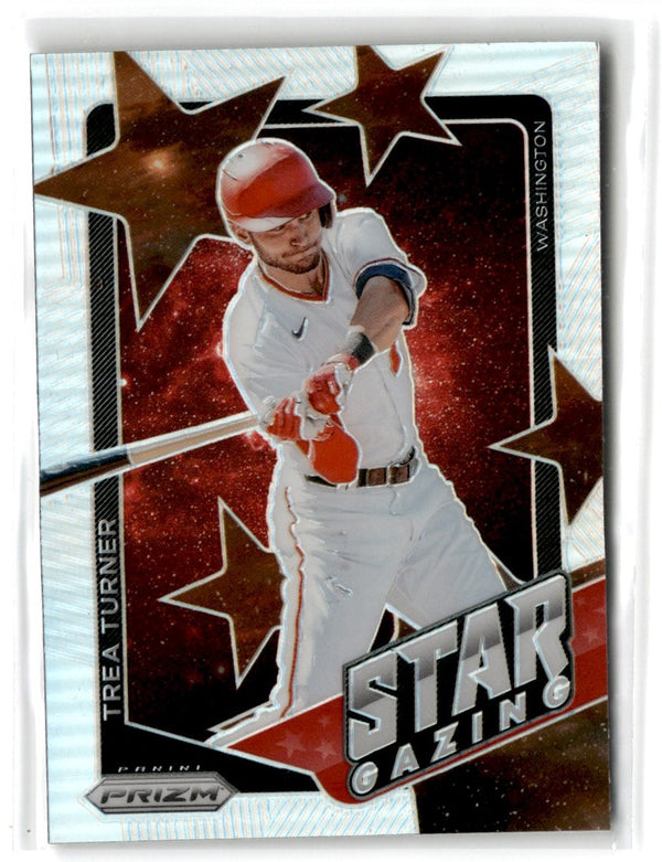 2021 Panini Prizm Star Gazing Trea Turner #SG10