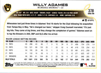 2022 Topps Willy Adames #378