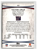 2012 Bowman Victor Cruz #42
