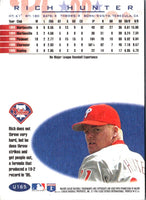 1996 Fleer Update Rich Hunter #U165 Rookie