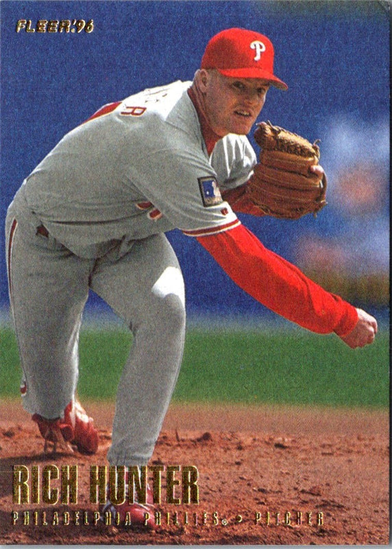 1996 Fleer Update Rich Hunter #U165 Rookie