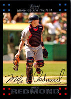 2007 Topps Red Back Mike Redmond #198