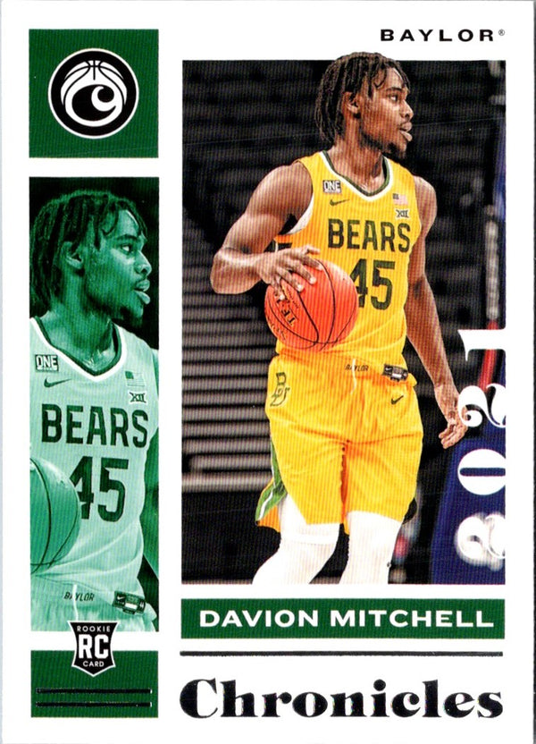 2021 Panini Chronicles Draft Picks Green Davion Mitchell #10