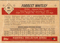 2019 Bowman Heritage Prospects Forrest Whitley #53P-62