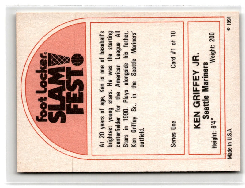 1991 topps Ken Griffey Jr.