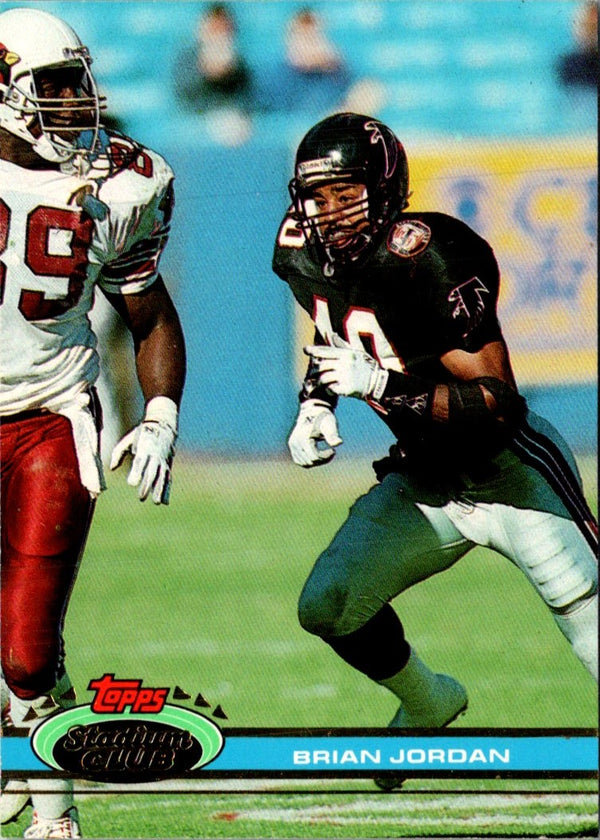 1991 Stadium Club Brian Jordan #35