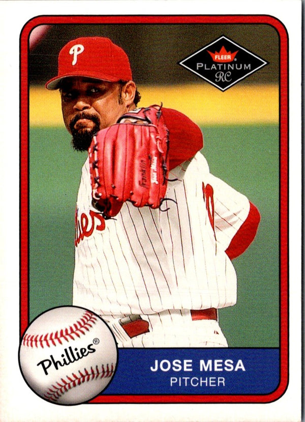 2001 Fleer Platinum Jose Mesa #365