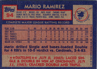 1984 Topps Mario Ramirez #94