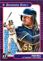 2021 Donruss Holo Purple Josh Bell #25