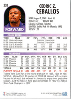 1994 Hoops Cedric Ceballos #338