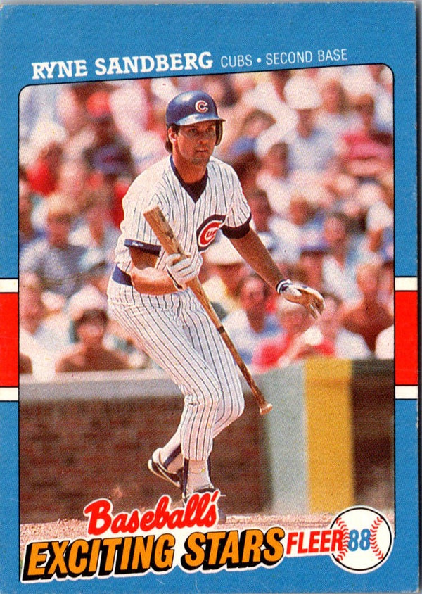 1988 Fleer Exciting Stars Ryne Sandberg #32