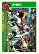 1985 Fleer Team Action Following Through for Three Points (1985 Schedule)