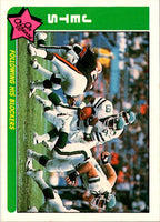 1985 Fleer Team Action Following Through for Three Points (1985 Schedule) #18