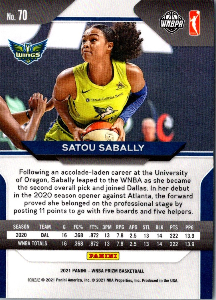 2021 Panini Prizm WNBA Satou Sabally