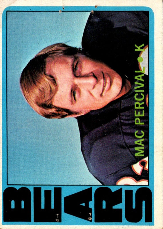 1972 Topps Mac Percival #41