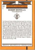 1989 Donruss Super Diamond Kings Bobby Bonilla #2