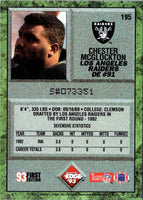 1993 Collector's Edge Chester McGlockton #195