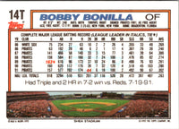1992 Topps Traded Bobby Bonilla #14T