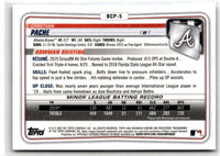 2020 Bowman Chrome Prospects Cristian Pache #BCP-5