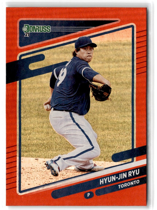 2021 Donruss Holo Red Hyun-Jin Ryu #167