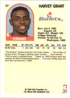 1989 Hoops Harvey Grant #67 Rookie