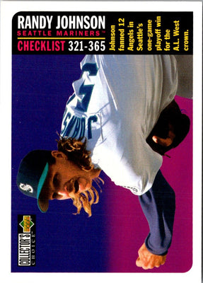 1996 Collector's Choice Randy Johnson #365